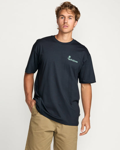Checking In Regular Tee - Aged Indigo | Billabong