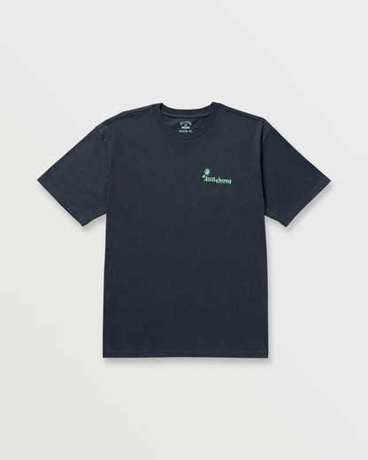 Checking In Regular Tee - Aged Indigo | Billabong