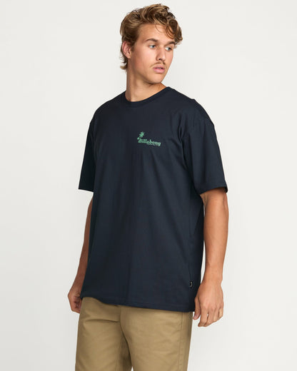 Checking In Regular Tee - Aged Indigo | Billabong