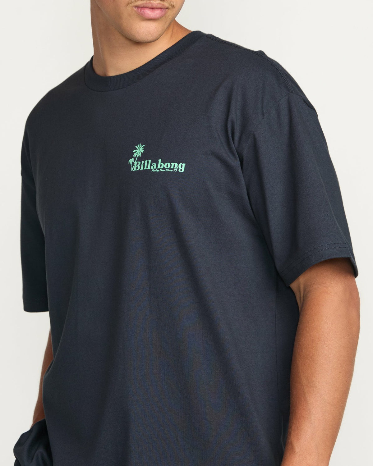 Checking In Regular Tee - Aged Indigo | Billabong