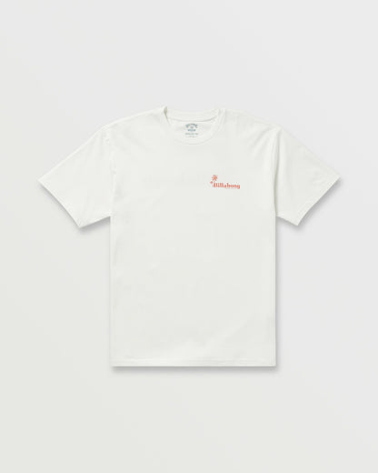 Checking In Regular Tee - Off White | Billabong