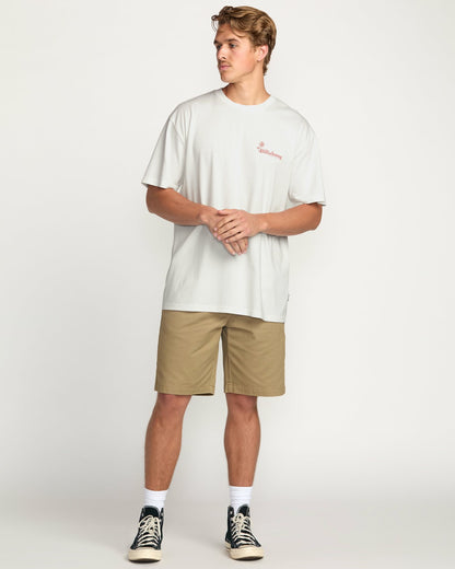 Checking In Regular Tee - Off White | Billabong