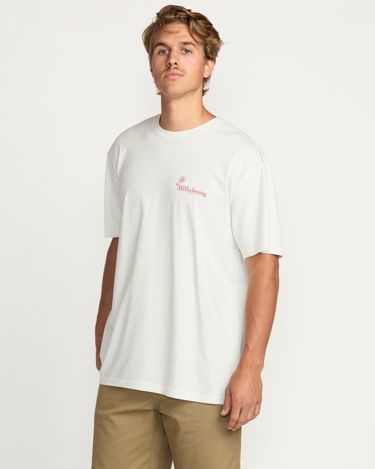 Checking In Regular Tee - Off White | Billabong