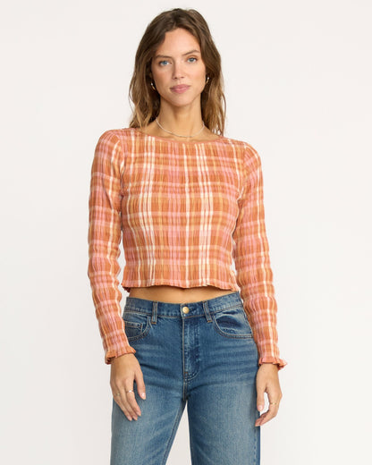 Check Me Out Long Sleeve Shirt - Sunburnt | Billabong