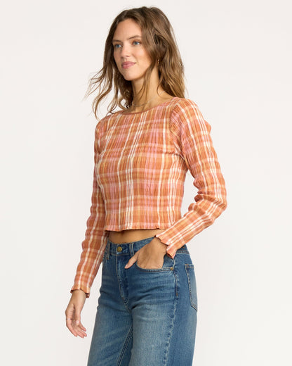 Check Me Out Long Sleeve Shirt - Sunburnt | Billabong