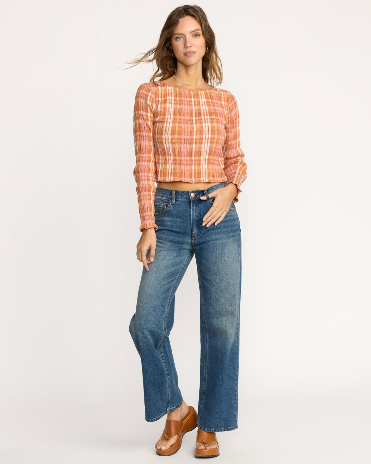 Check Me Out Long Sleeve Shirt - Sunburnt | Billabong