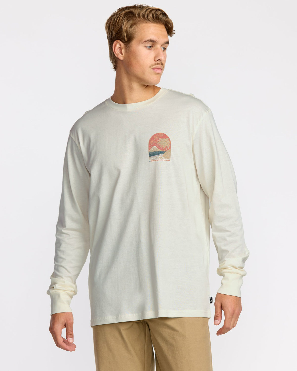 Coastal Range A/Div Long Sleeve T-Shirt - Off White | Billabong