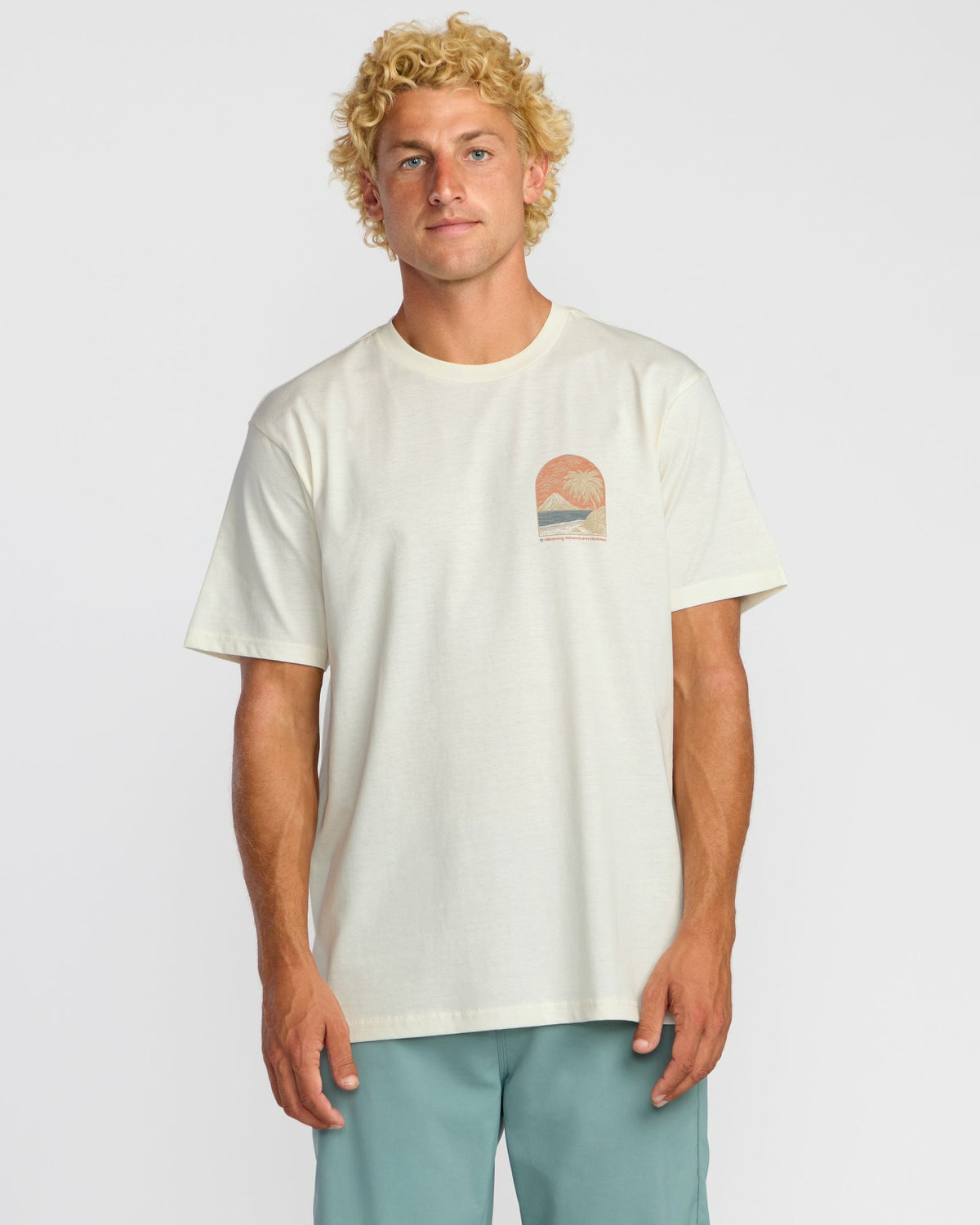 Coastal Range A/Div Short Sleeve T-Shirt - Off White | Billabong