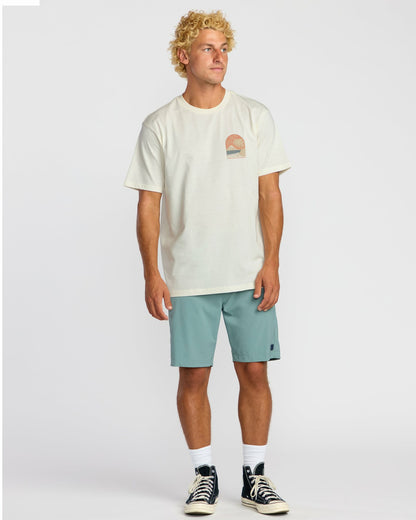 Coastal Range A/Div Short Sleeve T-Shirt - Off White | Billabong
