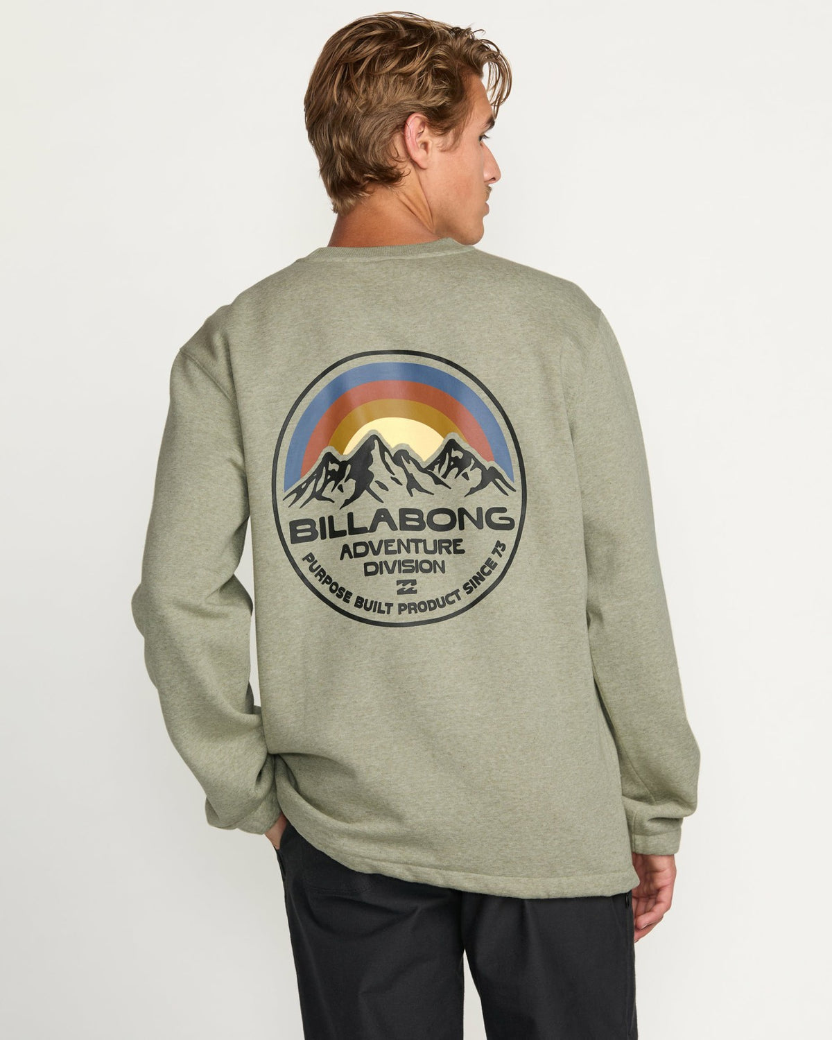 Compass Crew Sweatshirt - Sage Heather | Billabong