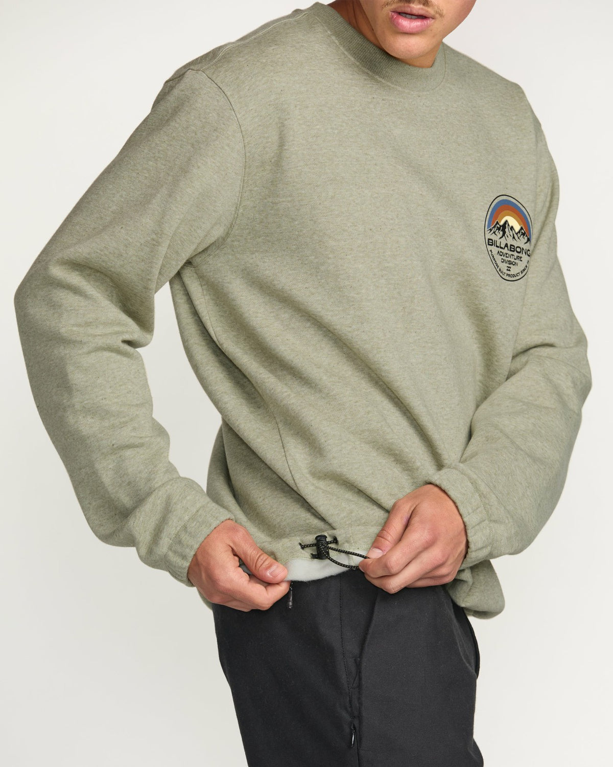 Compass Crew Sweatshirt - Sage Heather | Billabong