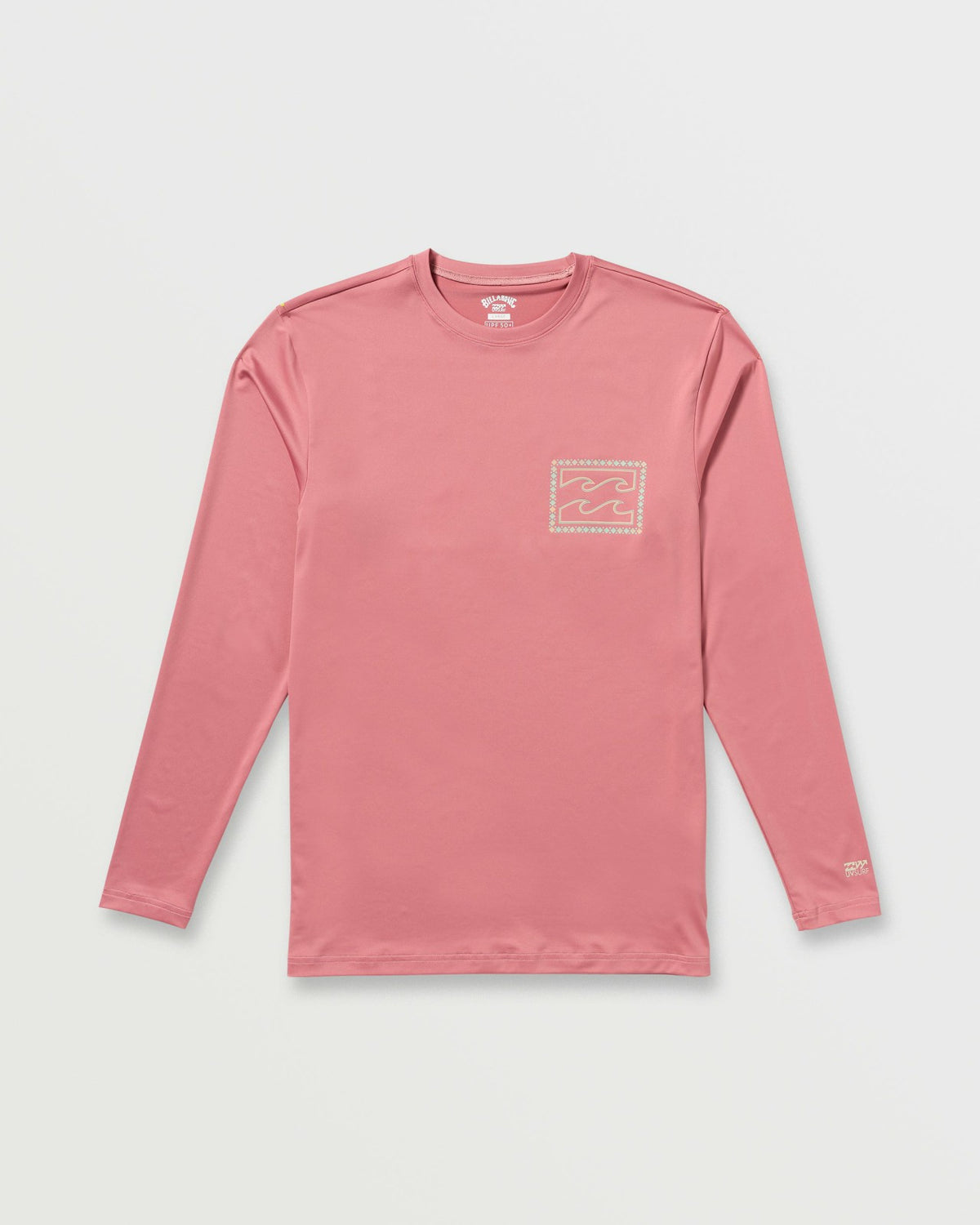 Crayon Wave Loose Fit Long Sleeve Surf Tee - Dusty Pink | Billabong