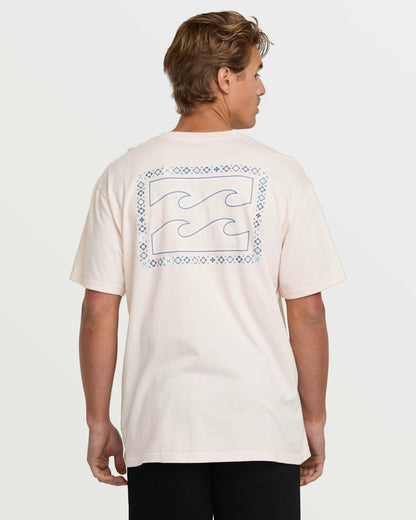 Crayon Wave Premium Tee - Light Pink | Billabong