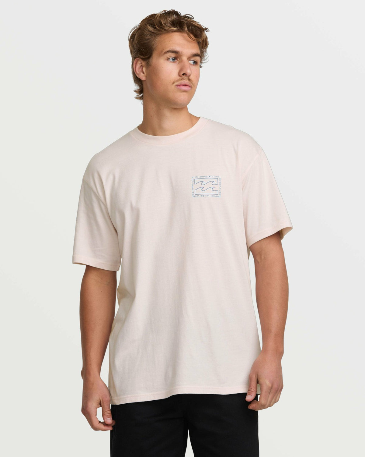 Crayon Wave Premium Tee - Light Pink | Billabong