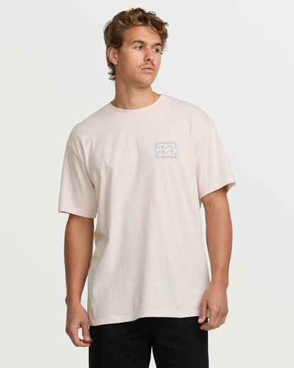 Crayon Wave Premium Tee - Light Pink | Billabong