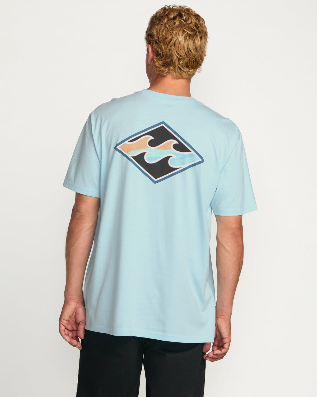 Crayon Wave Premium Tee - Coastal Blue | Billabong