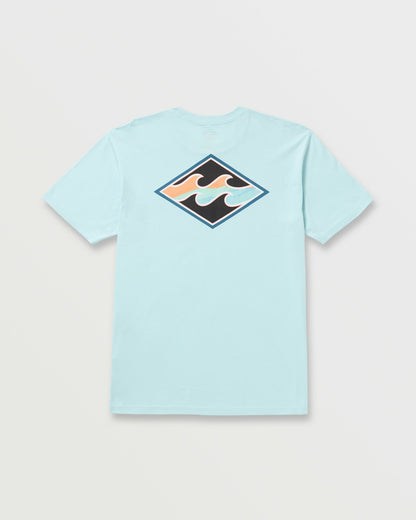 Crayon Wave Premium Tee - Coastal Blue | Billabong