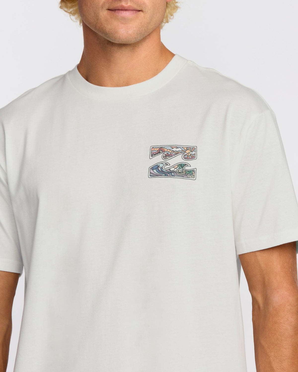 Crayon Wave Premium Short Sleeve T-Shirt - Off White | Billabong