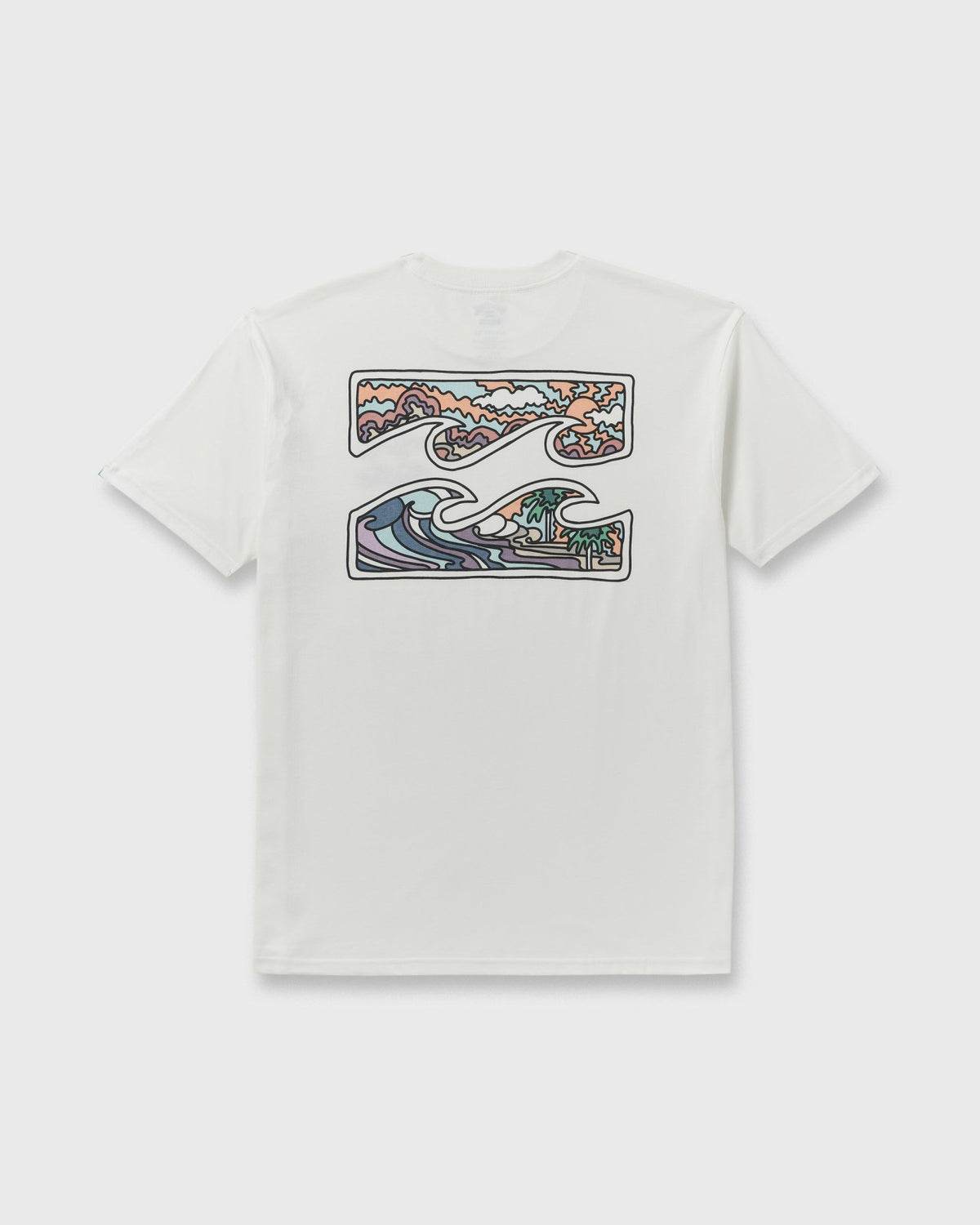 Crayon Wave Premium Short Sleeve T-Shirt - Off White | Billabong