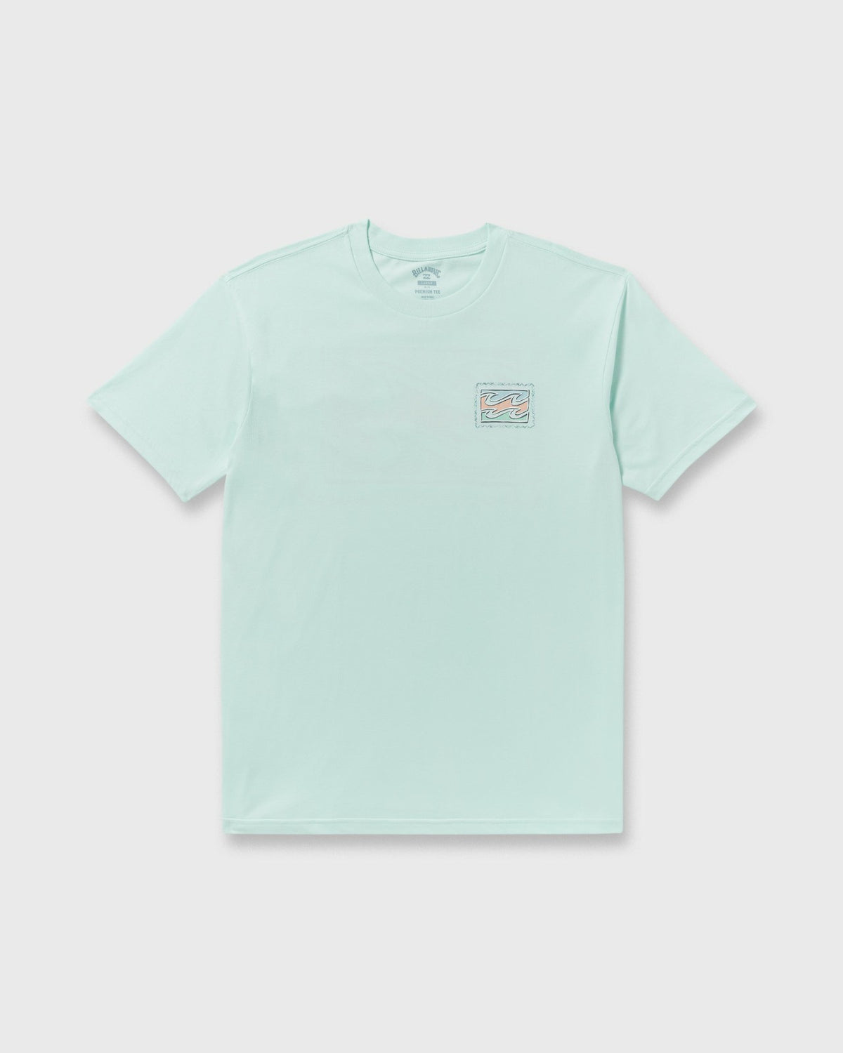 Crayon Wave Premium Short Sleeve T-Shirt - Sea Glass | Billabong