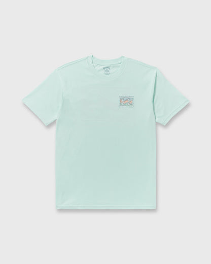 Crayon Wave Premium Short Sleeve T-Shirt - Sea Glass | Billabong