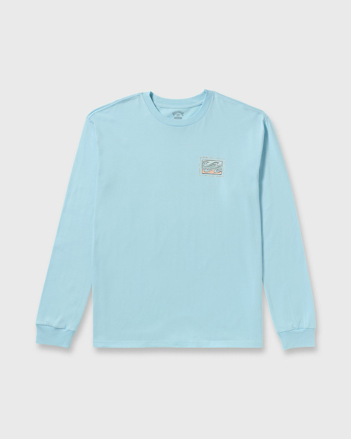 Crayon Wave Regular Long Sleeve T-Shirt - Coastal Blue | Billabong