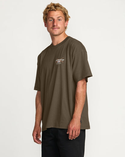 Crossboards OG Tee - Brown | Billabong