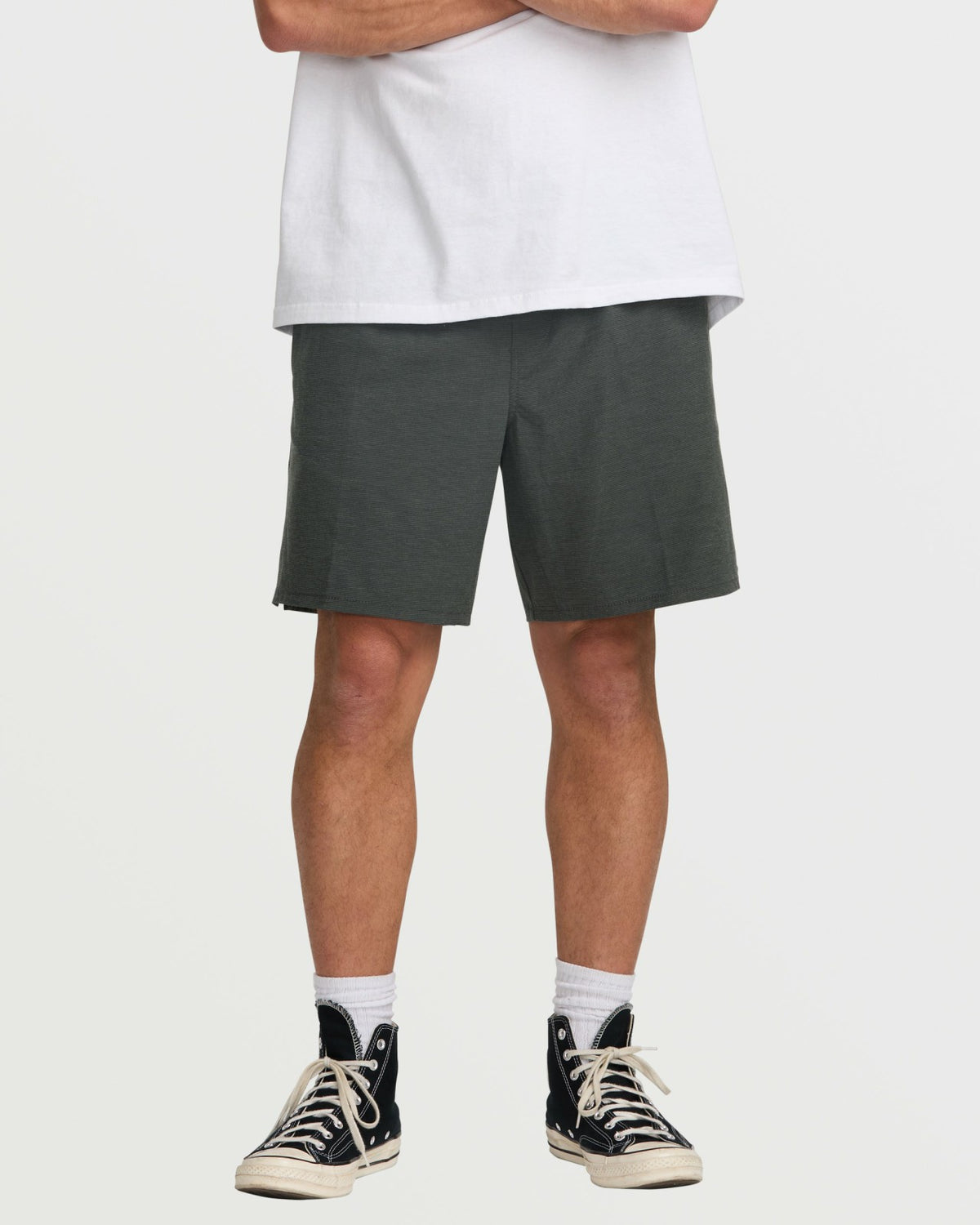 Crossfire Elastic Submersible 18" Hybrid Shorts - Asphalt | Billabong