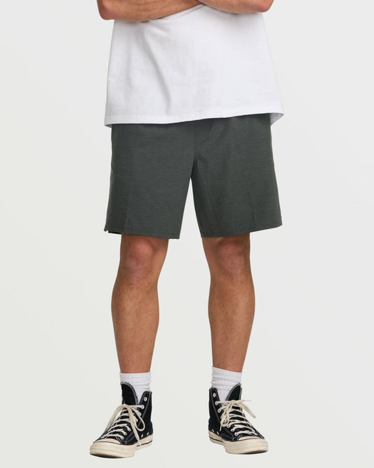 Crossfire Elastic Submersible 18" Hybrid Shorts - Asphalt | Billabong