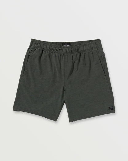 Crossfire Elastic Submersible 18" Hybrid Shorts - Asphalt | Billabong
