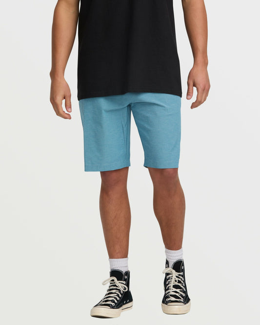 Crossfire Submersible 21" Hybrid Shorts - Glacier Blue | Billabong