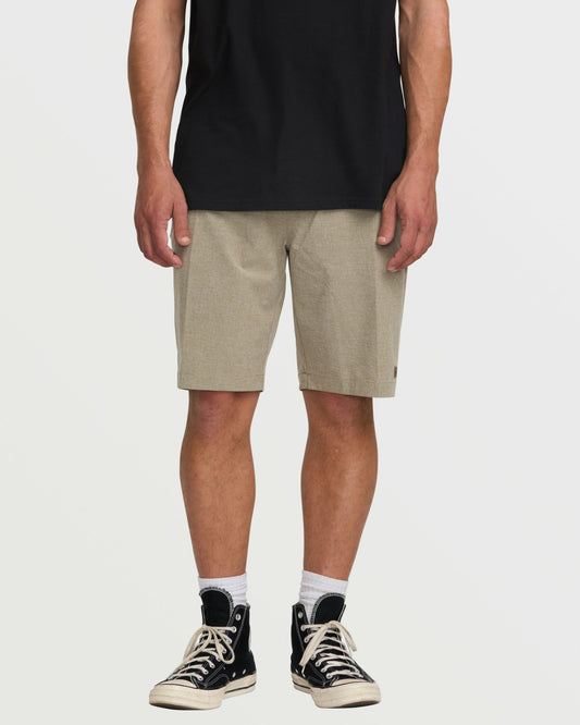 Crossfire Submersible 21" Hybrid Shorts - Khaki | Billabong
