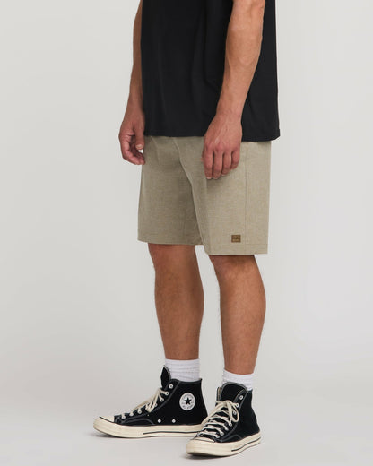Crossfire Submersible 21" Hybrid Shorts - Khaki | Billabong