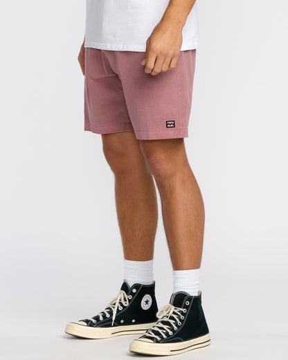 Crossfire Wave Wash Submersible 18" Hybrid Shorts - Dusty Rose | Billabong