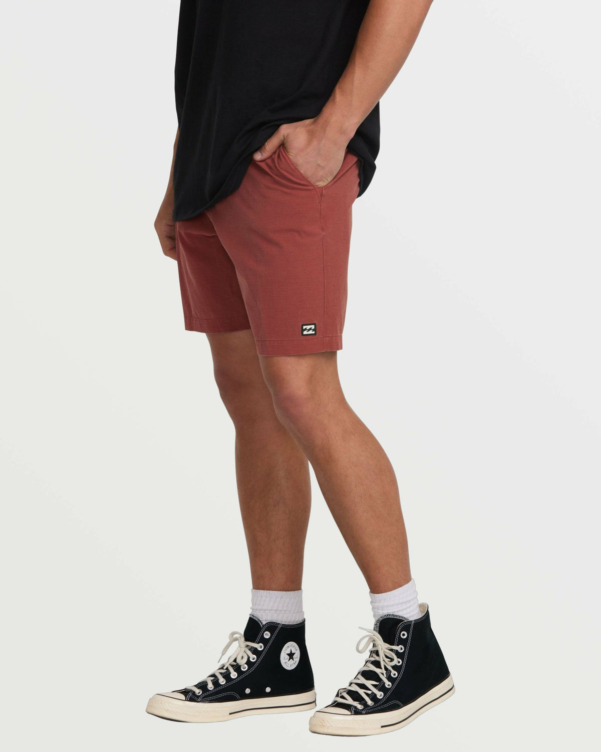 Crossfire Wave Wash Submersible 18" Hybrid Shorts - Dusty Red | Billabong