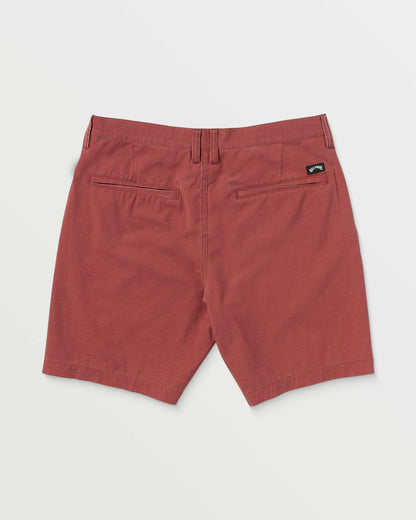 Crossfire Wave Wash Submersible 18" Hybrid Shorts - Dusty Red | Billabong