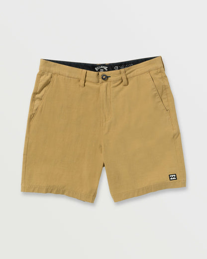 Crossfire Wave Wash Submersible 18" Hybrid Shorts - Khaki | Billabong