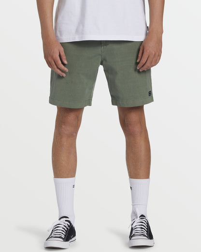 Crossfire Wave Wash Submersible 18" Hybrid Shorts - Sage | Billabong