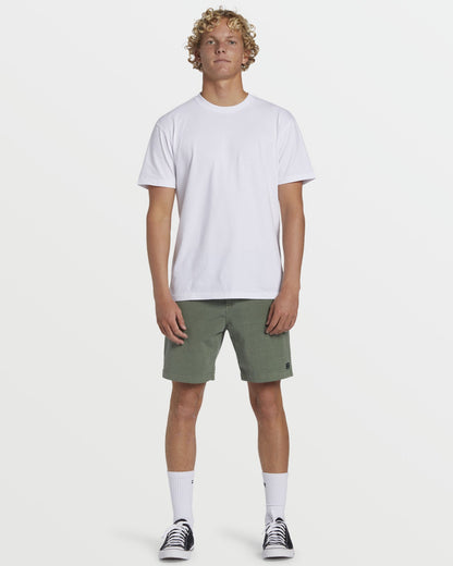 Crossfire Wave Wash Submersible 18" Hybrid Shorts - Sage | Billabong