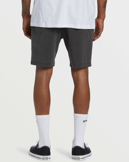 Crossfire Wave Wash Submersible 18" Hybrid Shorts - Washed Black | Billabong