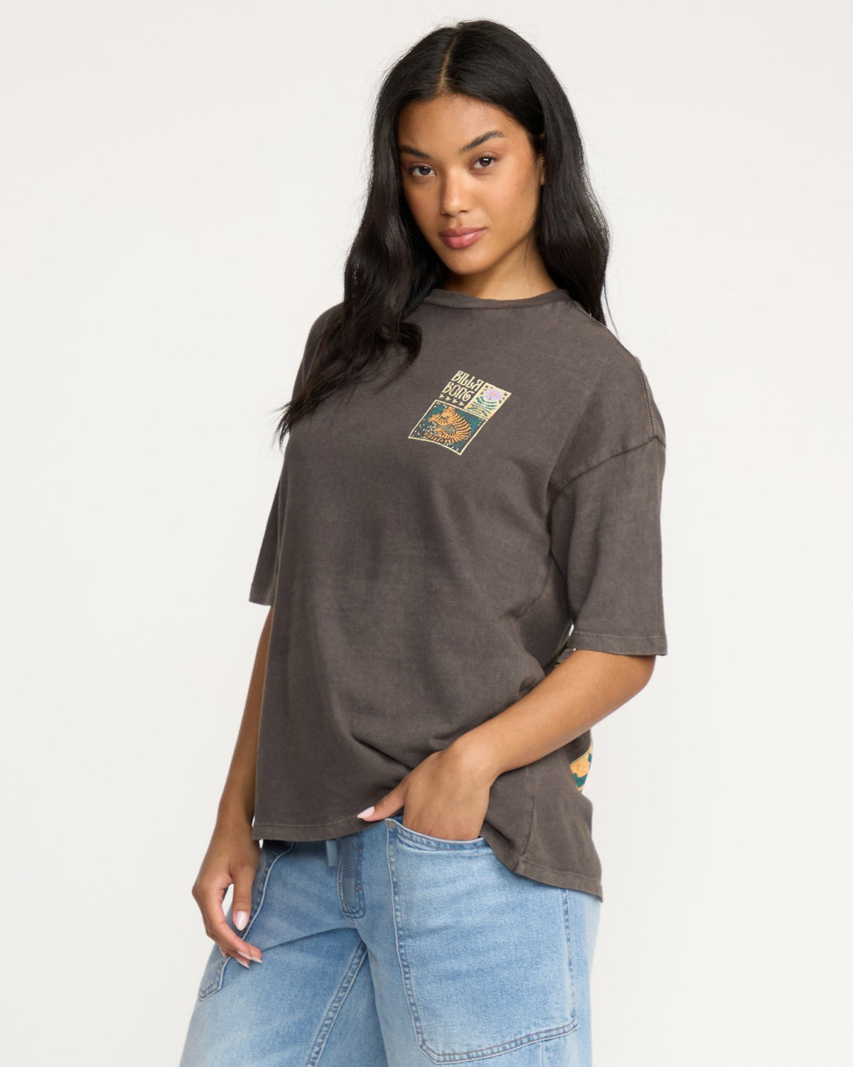 Daydream Away T-Shirt - Off Black | Billabong