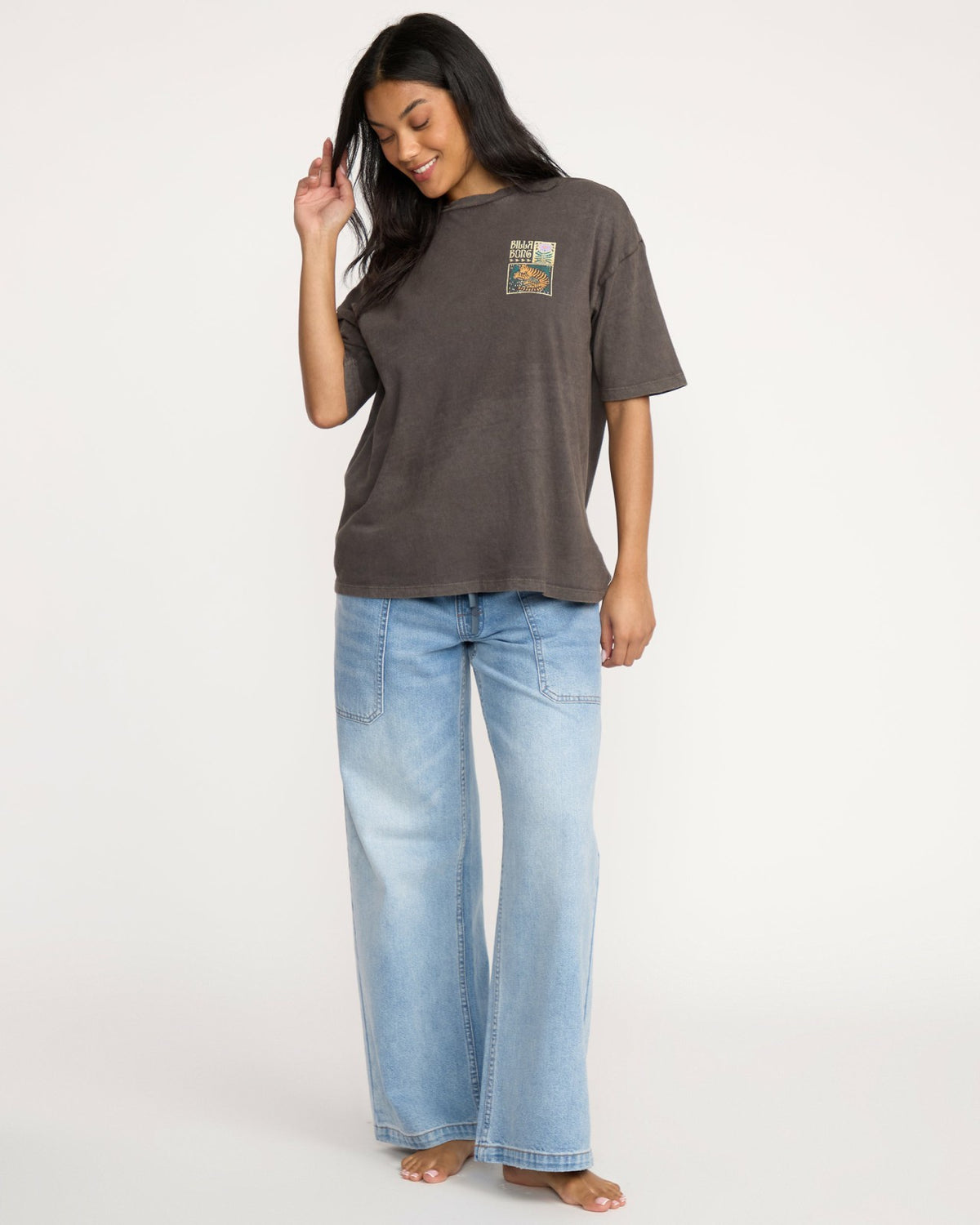 Daydream Away T-Shirt - Off Black | Billabong
