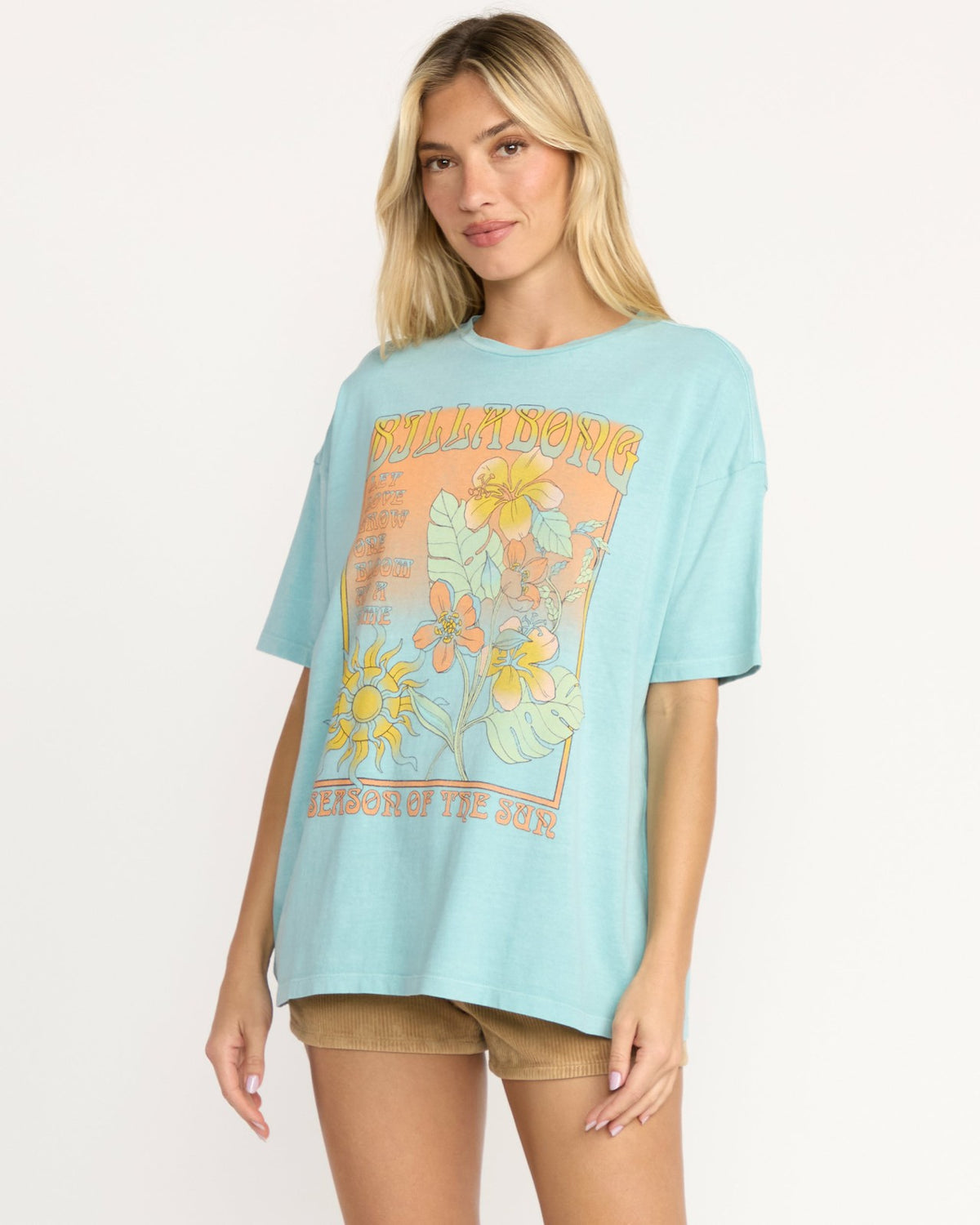 Daylight Blooms Tee - Misty Blue | Billabong