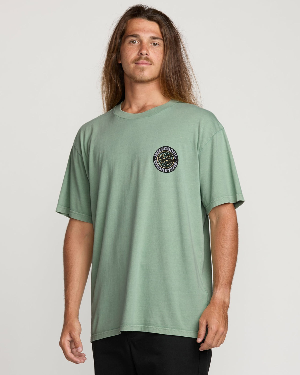Decal Regular Wave Wash Tee - Mist Green | Billabong