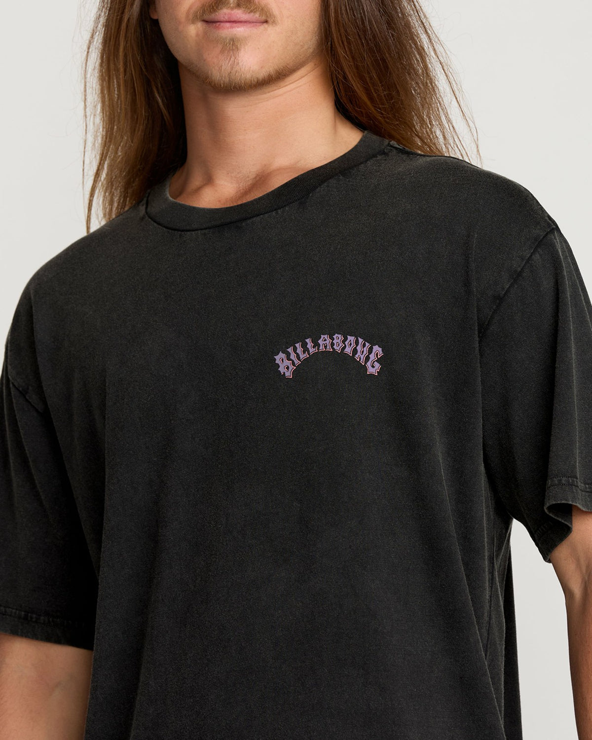 Decal Regular Wave Wash Tee - Washed Black | Billabong