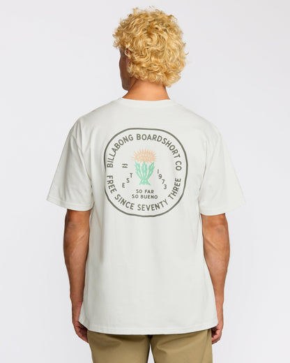 Desert Flower Regular Short Sleeve T-Shirt - Off White | Billabong