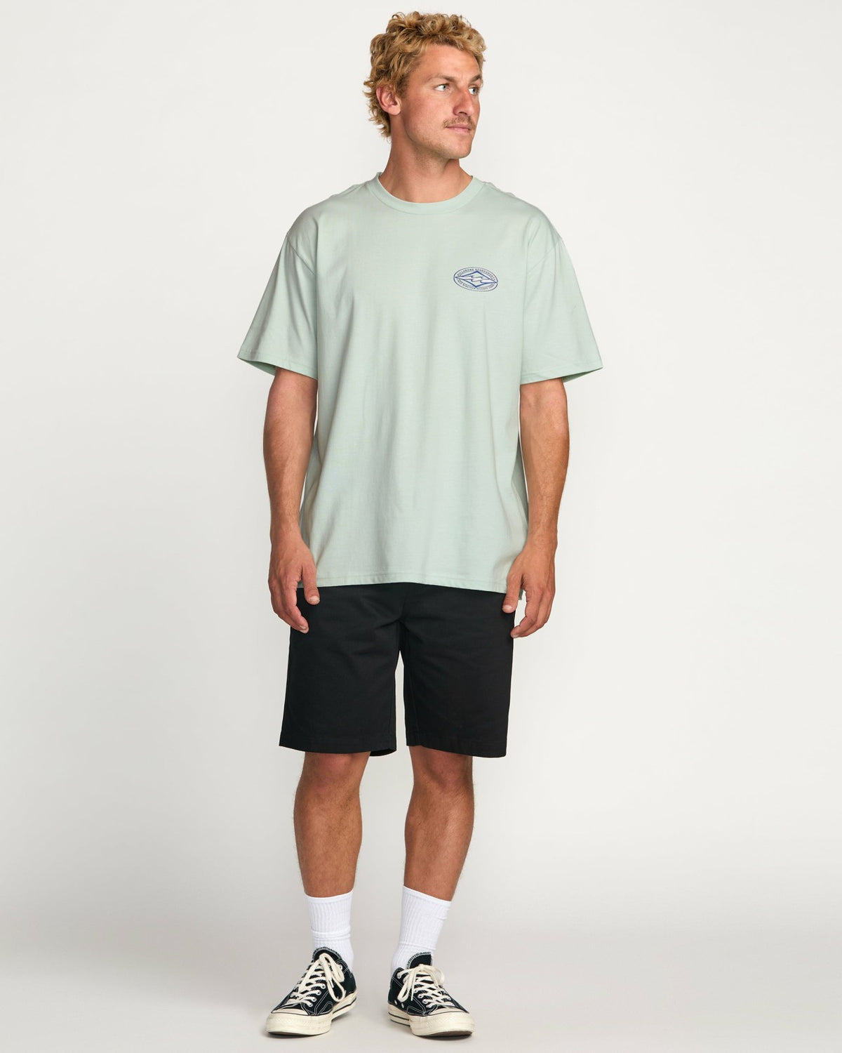 Diamond Vision Regular Tee - Ash Blue | Billabong