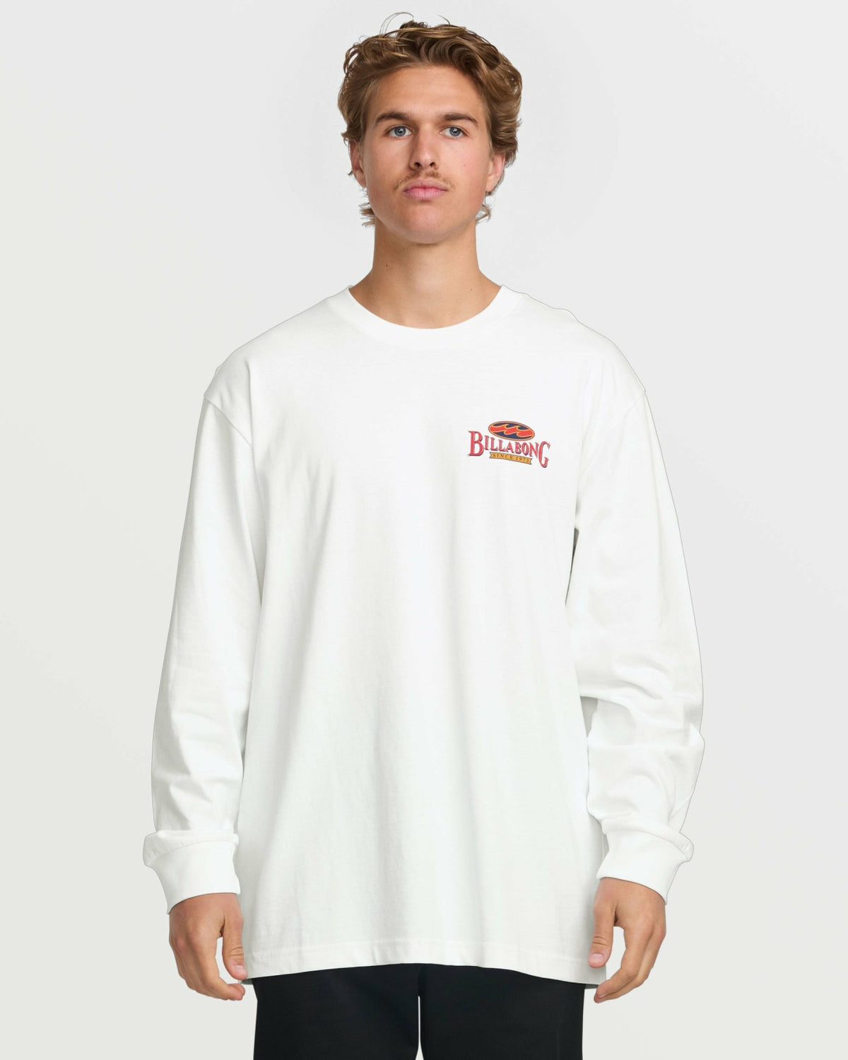 Double Spread OG Long Sleeve Tee - White | Billabong