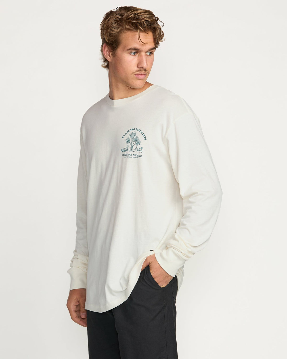 Dusty Road A/Div Long Sleeve Tee - Off White | Billabong