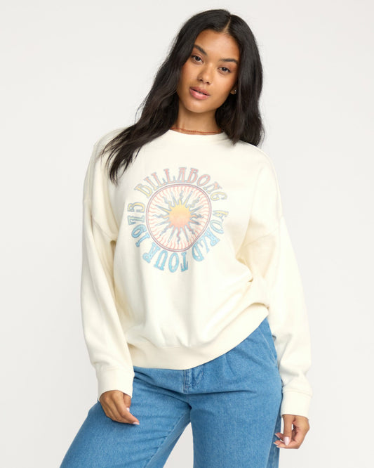 Echo Crewneck Sweatshirt - Salt Crystal | Billabong